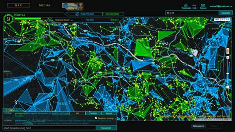 Ingress Intel Map.